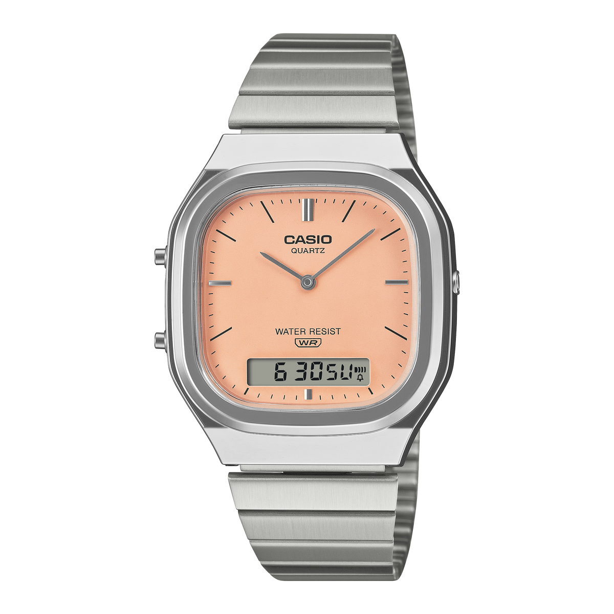 Casio Vintage AQ-240E-4A – front three-quarter view