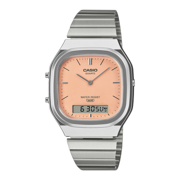 Casio Vintage AQ-240E-4A – front three-quarter view