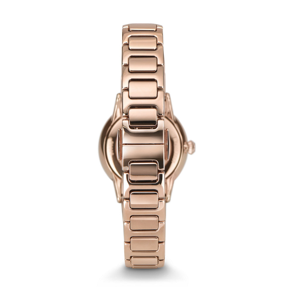 Emporio Armani Swiss Three-Hand Rose Gold-Tone Stainless Steel Watch ARS5301