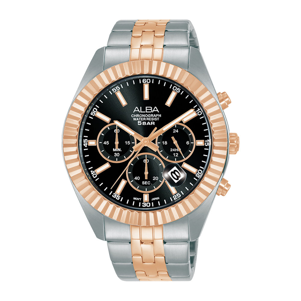 ALBA by SEIKO Rose Gold Men’s Watch AT3H12X1 - Kamal Watch Company