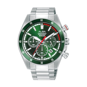 AT3J25X1 Deep Green Dial Chronograph - Kamal Watch Company