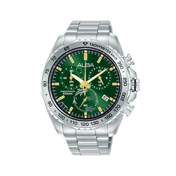 ALBA AX7013X1 Emerald Green Chronograph Men's Watch