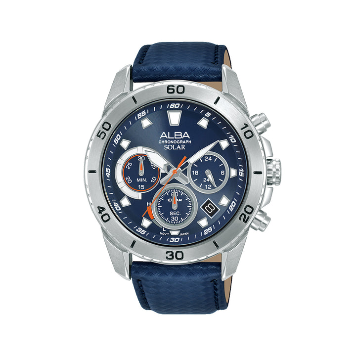ALBA AZ5017X1 Blue Dial Solar Chronograph Men's Watch