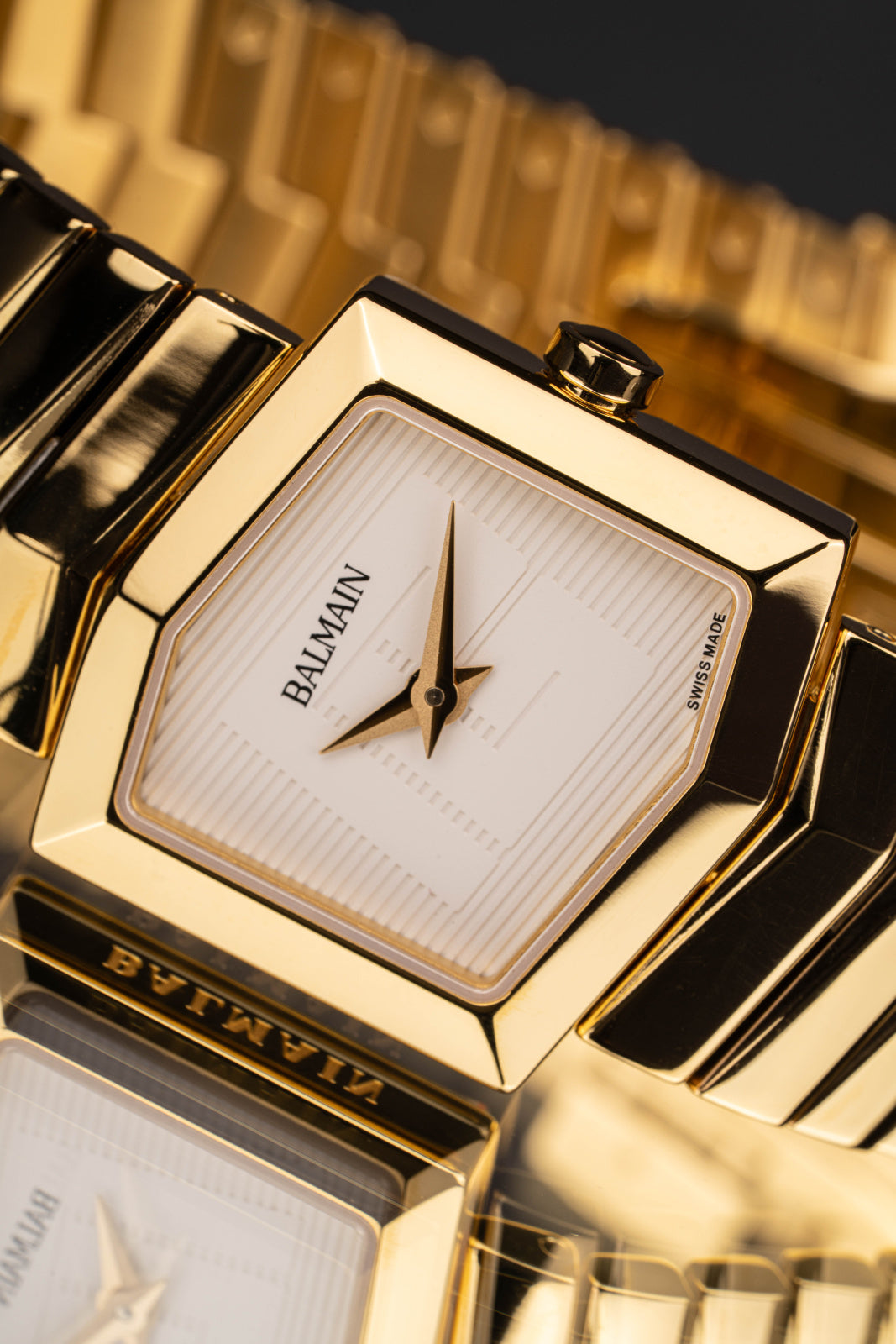 BALMAIN PARIS スモセコ＆アラベスクダイアル スイス製 腕時計 Balmain Arabesques with Diamonds - W A De Silva & Co