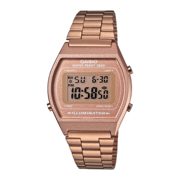 Casio Vintage B640WC-5A – front three-quarter view