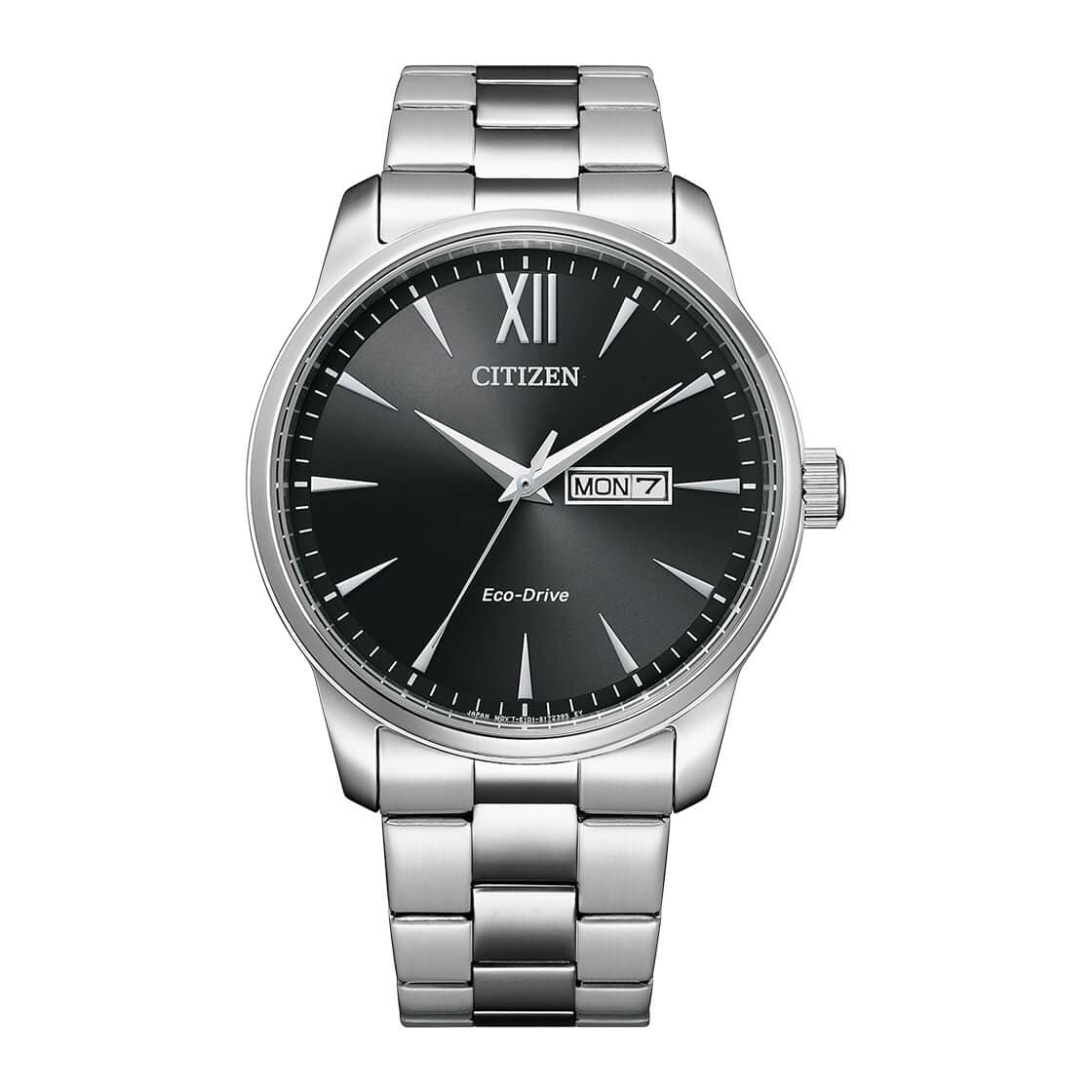 CITIZEN ECO-DRIVE GENTS WATCH BLACK DIAL BM8550-81E - Kamal Watch Company