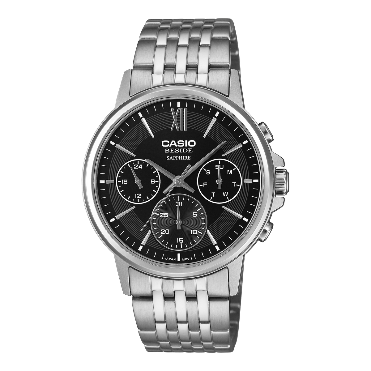 Casio Enticer BMS-300D-1AV – front three-quarter view