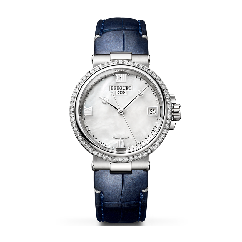 Breguet Marine Automatic 33.8 Mm Ladies Watch 9518St/5W/984/D000