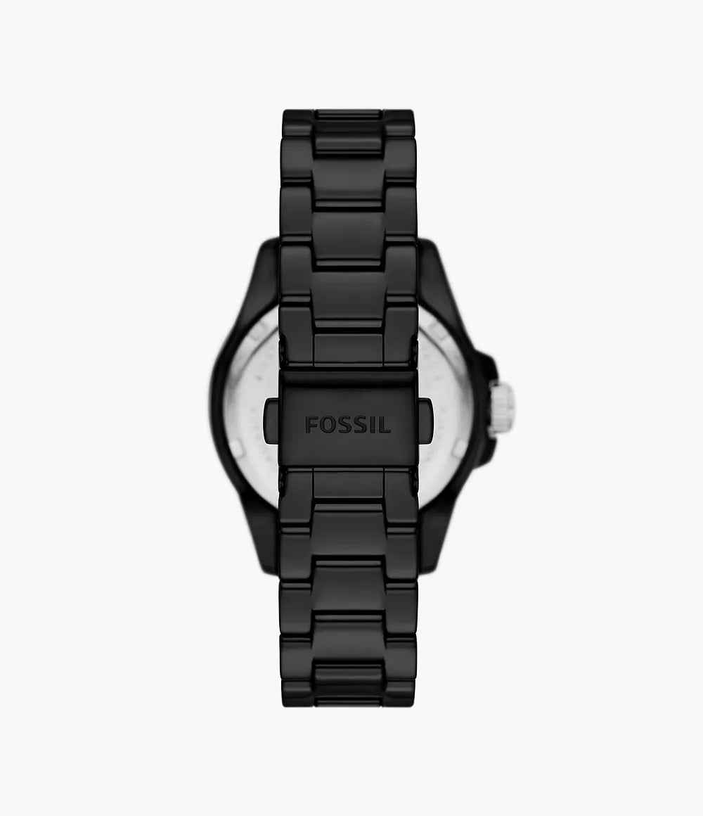 FB-01 Three-Hand Black Ceramic Watch-CE1130I