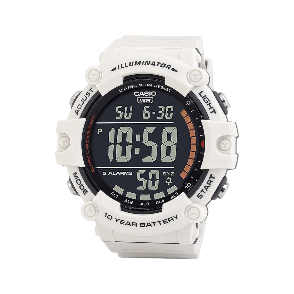 Casio Youth Men Quartz Black Dial Digital Resin Watch D320