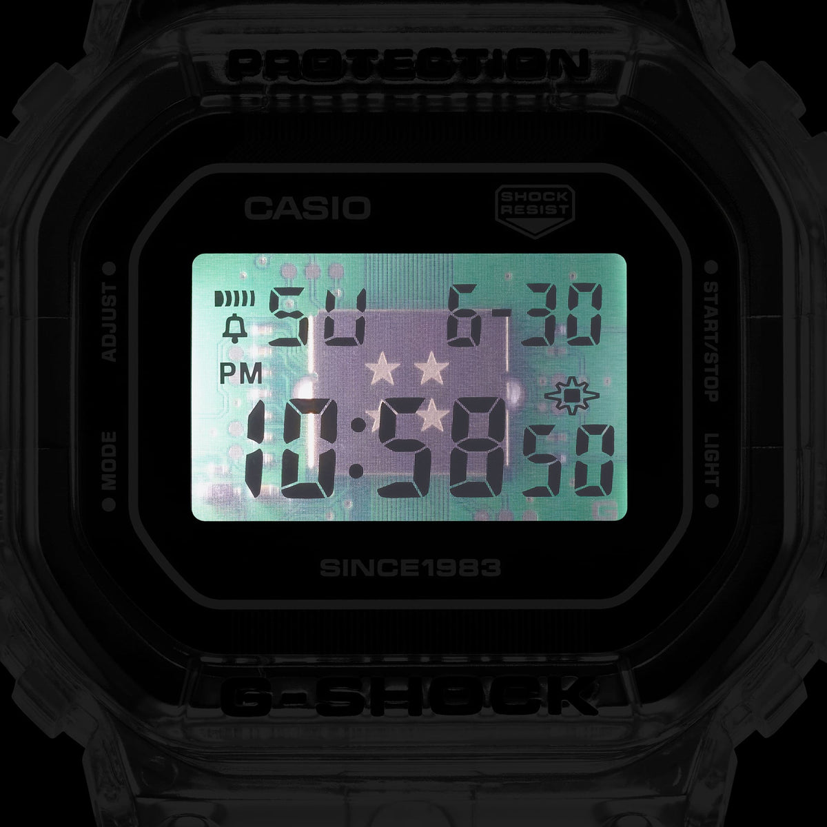 Casio G-Shock DW-5040RX-7 – illuminated dial