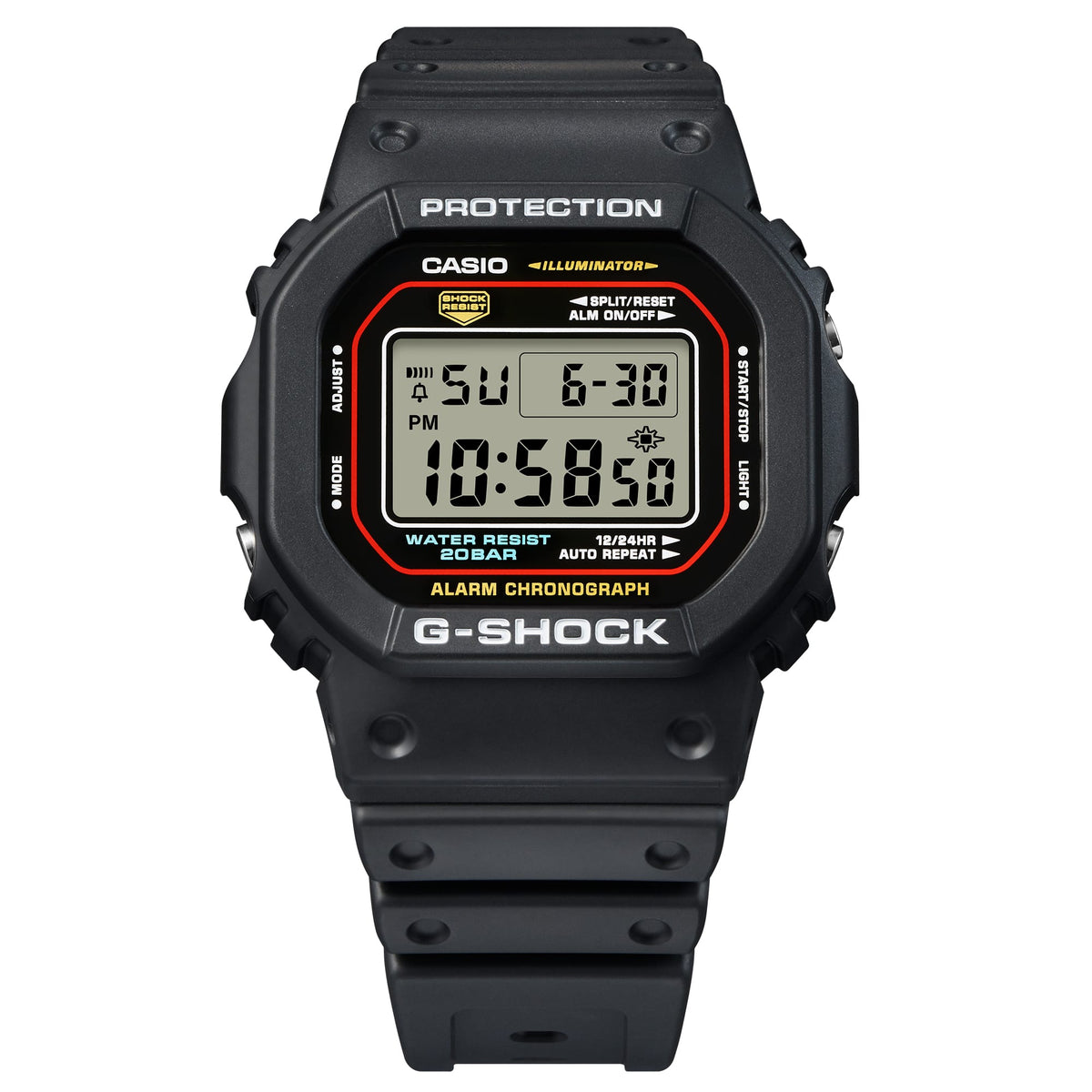Casio G-Shock DW-5600RL-1 – front view