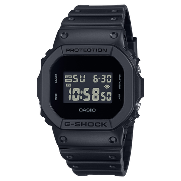 Casio G-Shock DW-5600UBB-1 – front three-quarter view