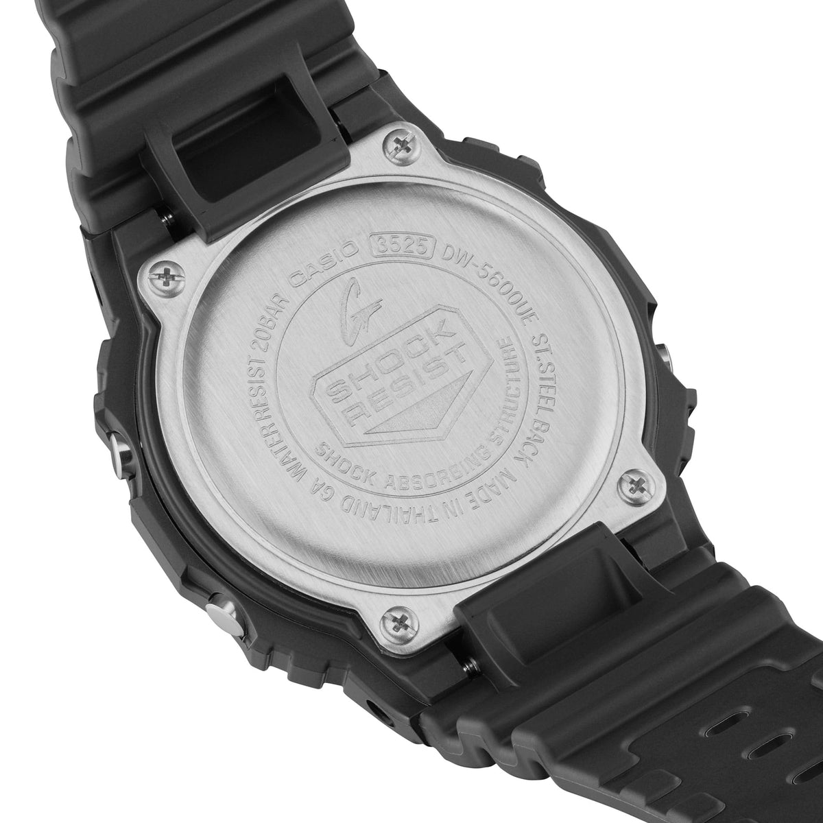 Casio G-Shock DW-5600UE-1 – case back
