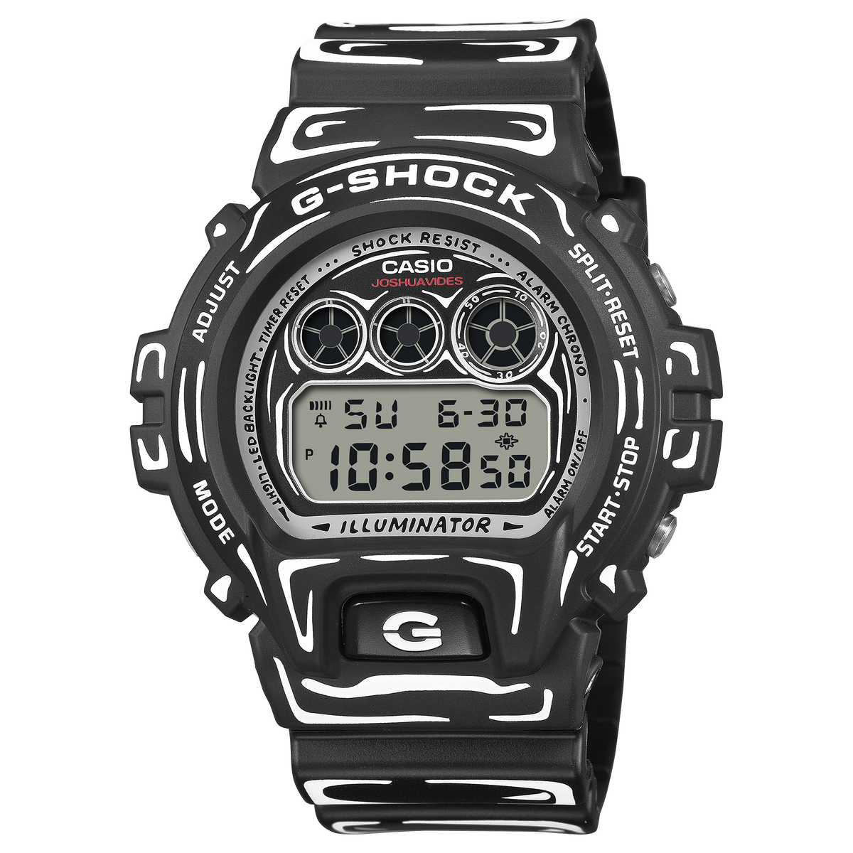Casio G-Shock DW-6900JV-1 – front three-quarter view