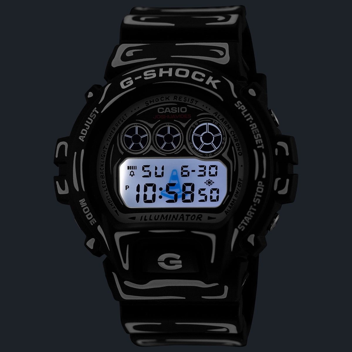 Casio G-Shock DW-6900JV-1 – illuminated dial
