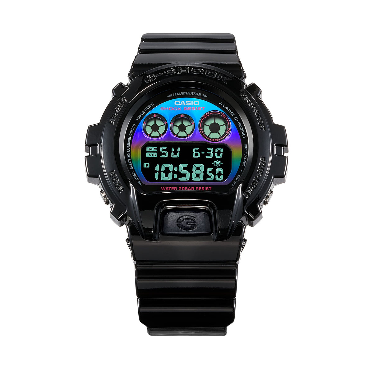 Casio G-Shock DW-6900RGB-1 – front view