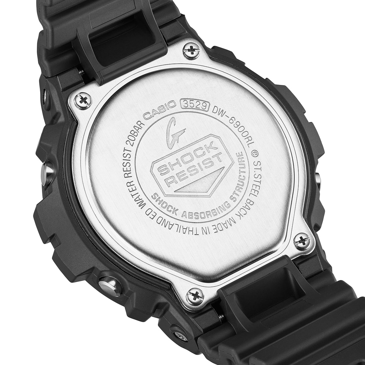 Casio G-Shock DW-6900RL-1 – angled view