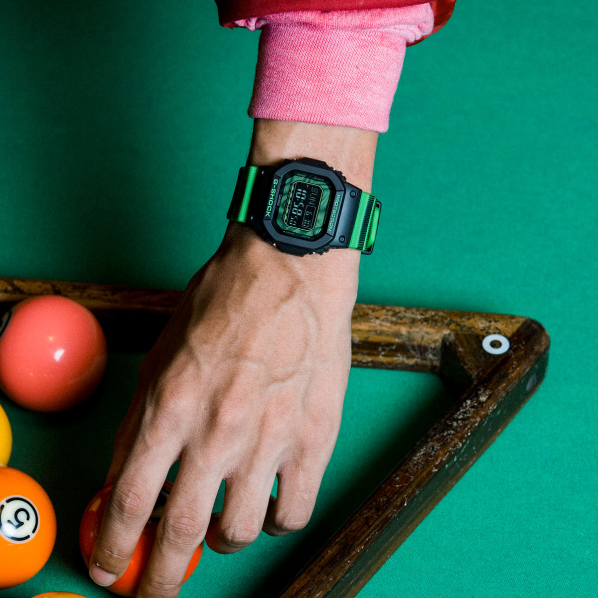 Casio G-Shock DW-D5600TD-3 – on the wrist
