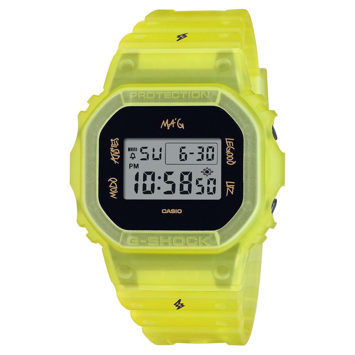 Casio G-Shock DWE-5600JB-1A9 – front three-quarter view