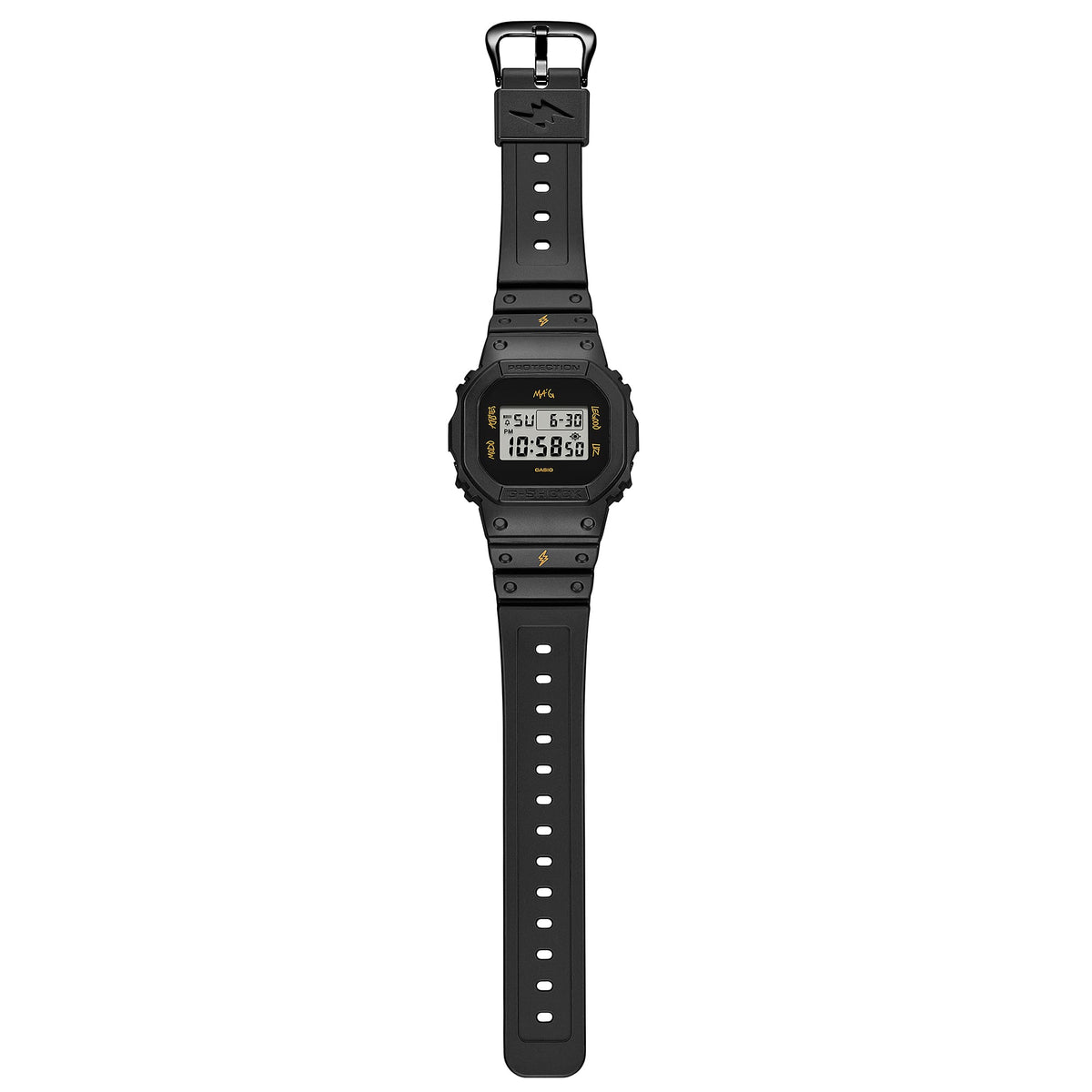 Casio G-Shock DWE-5600JB-1A9 – angled view