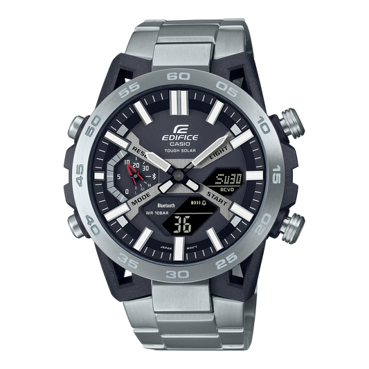 Casio Edifice ECB-2000D-1A – front three-quarter view