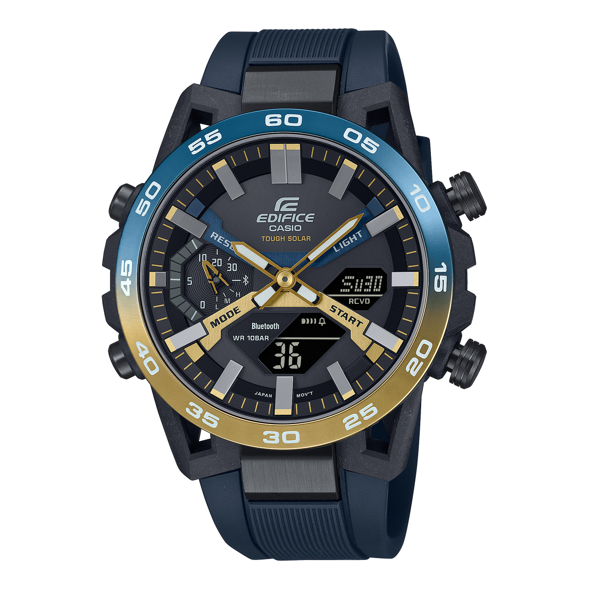 Casio Edifice ECB-2000NP-1A – front three-quarter view