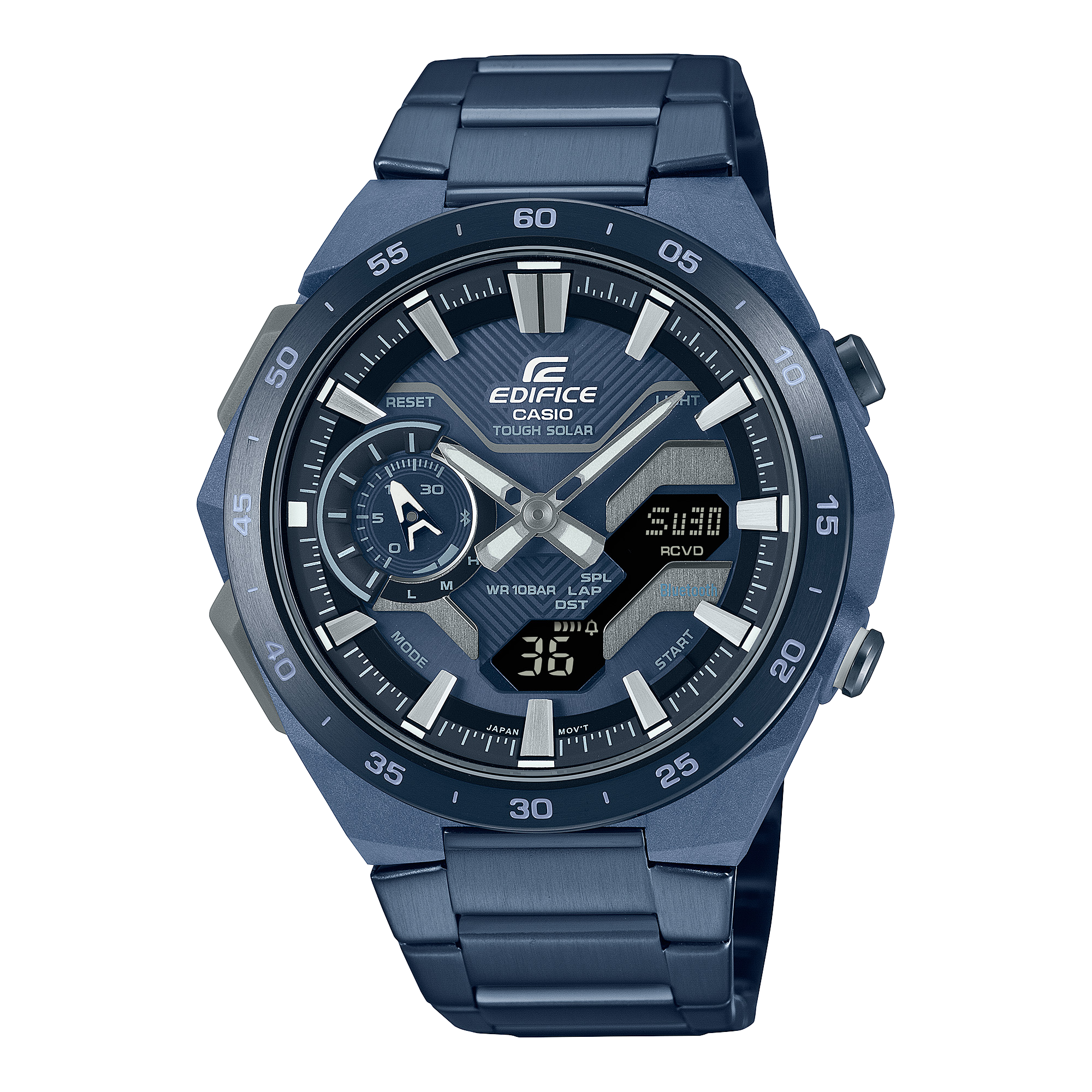 Casio Edifice ECB-2200CB-2A Analogue-Digital Watch for Men