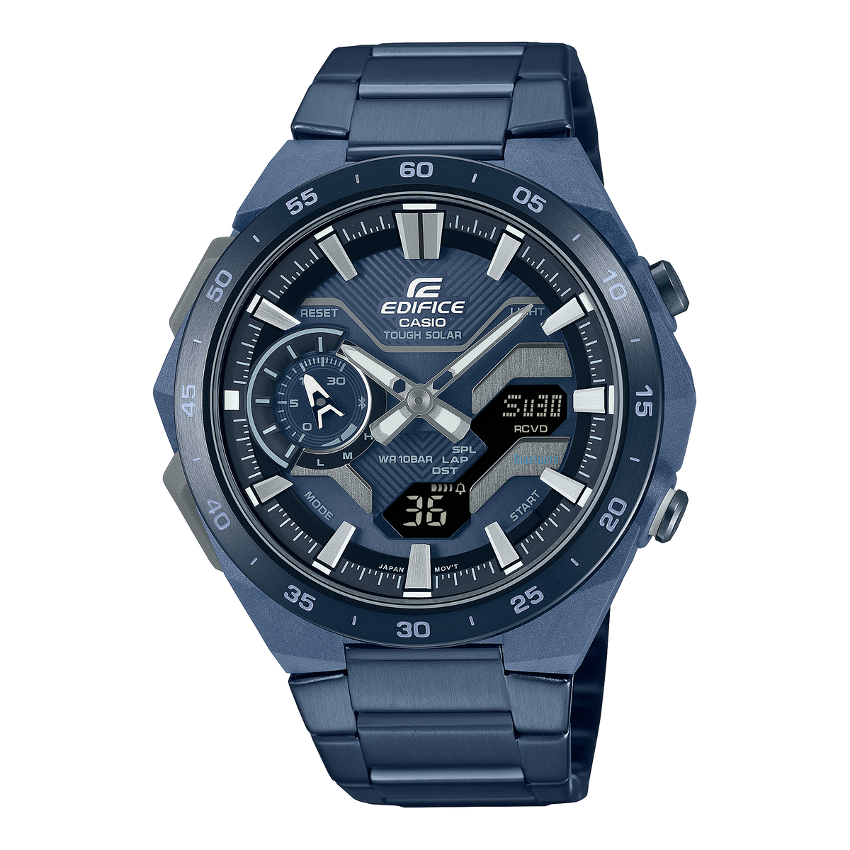 Casio Edifice ECB-2200CB-2A – front three-quarter view