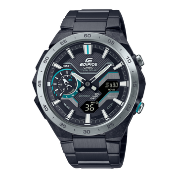 Casio Edifice ECB-2200DD-1A – front three-quarter view