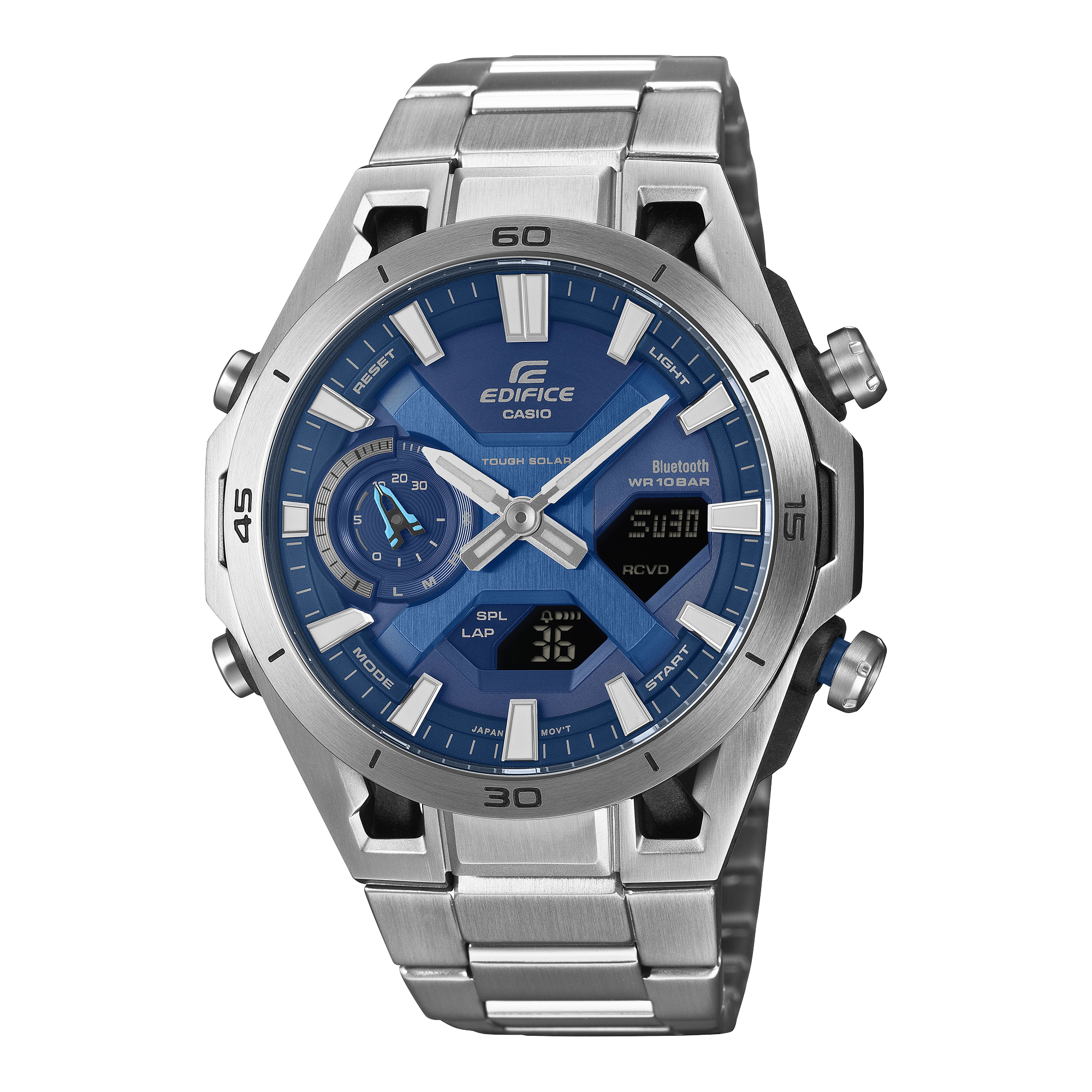 Casio Edifice ECB-2300D-2A Analogue-Digital Watch for Men