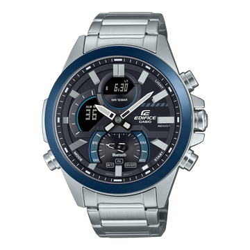 Casio Edifice ECB-30DB-1A – front three-quarter view