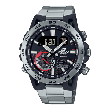 Casio Edifice ECB-40D-1A – front three-quarter view