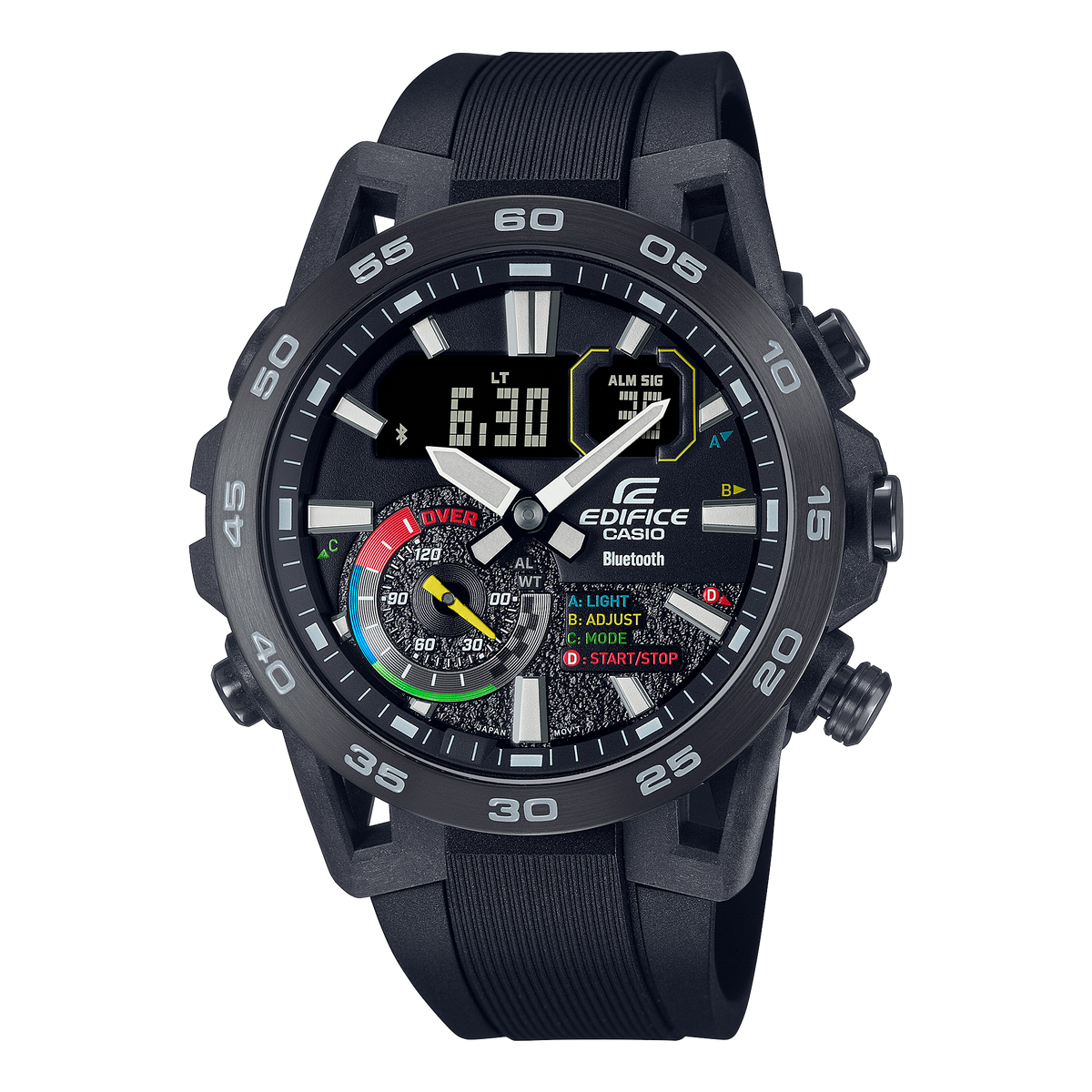 Casio Edifice ECB-40MP-1A – front three-quarter view
