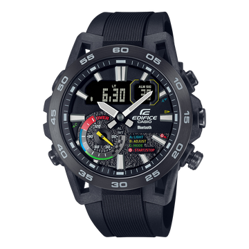 Casio Edifice ECB-40MP-1A – front three-quarter view