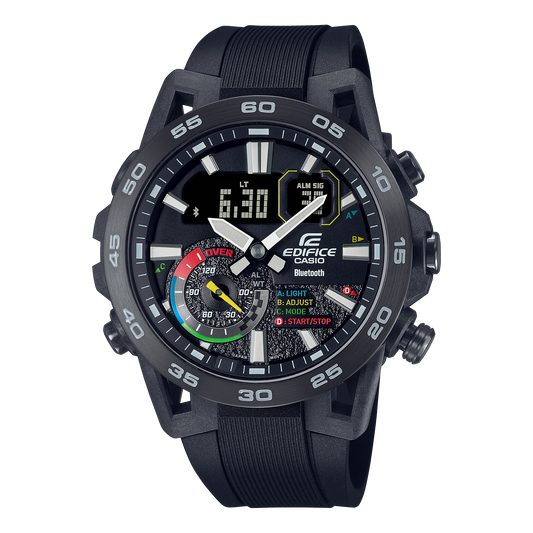 Casio Edifice ECB-40MP-1A – front three-quarter view