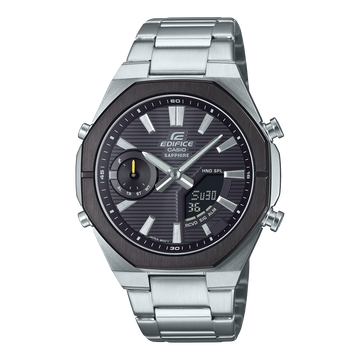 Casio Edifice ECB-S10DB-1A – front three-quarter view