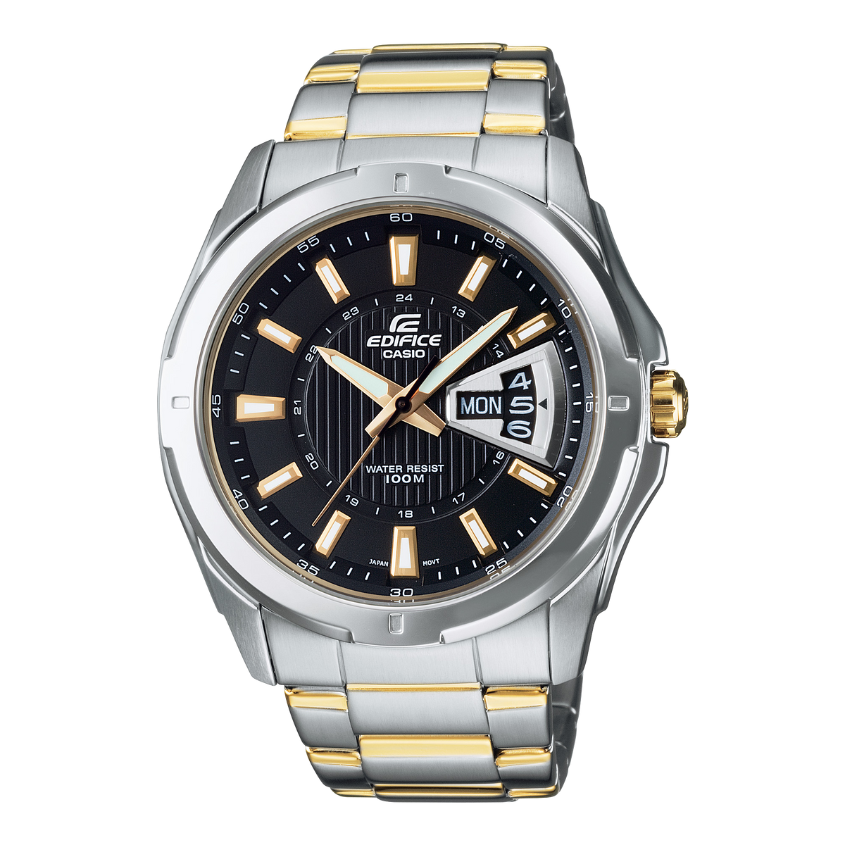 Casio Edifice EF-129SG-1AV – front three-quarter view