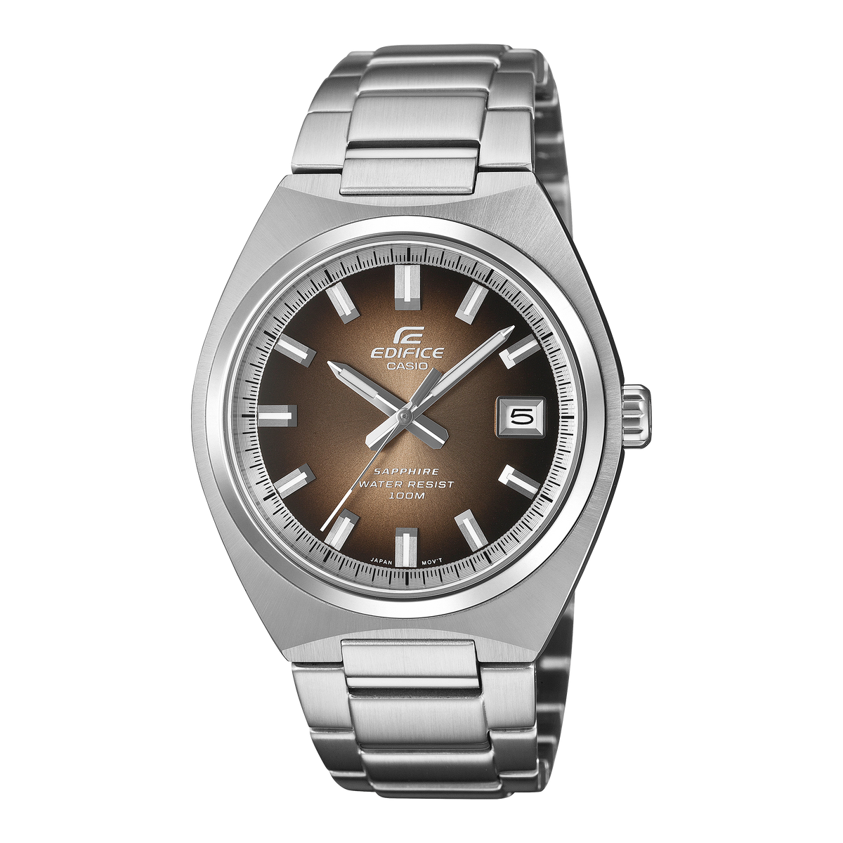 Casio Edifice EFB-109D-5AV – front three-quarter view
