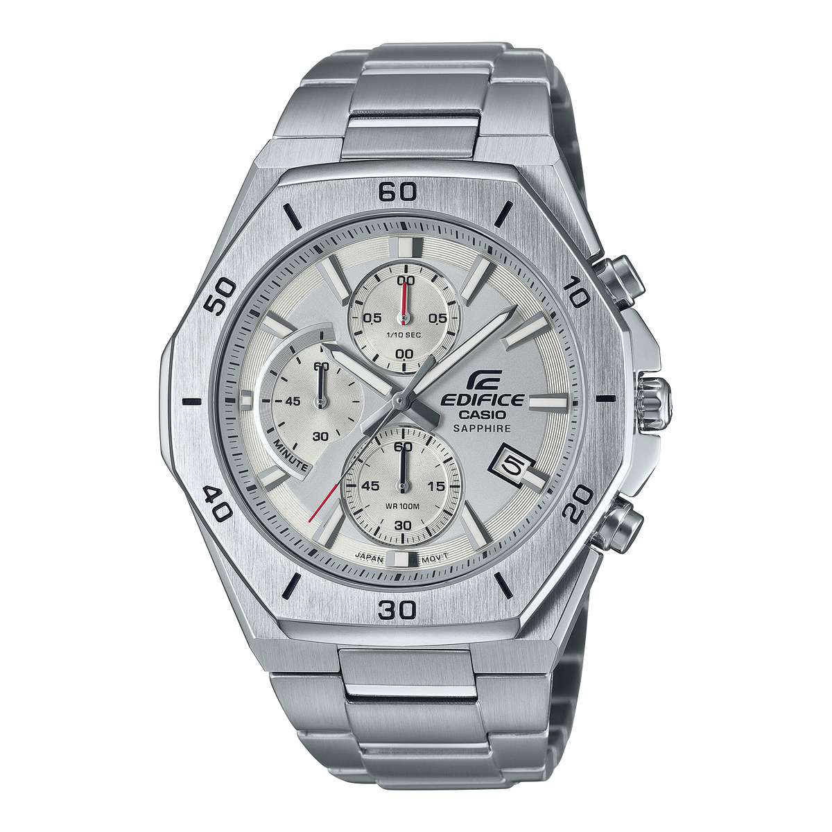 Casio Edifice EFB-680D-7AV – front three-quarter view