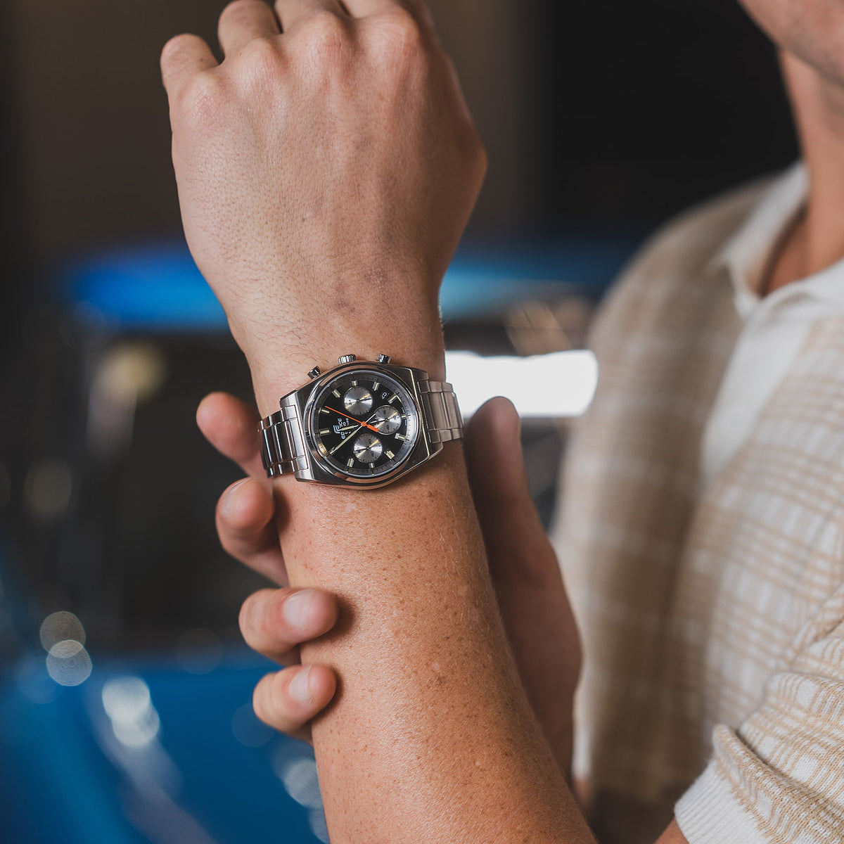 Casio Edifice EFB-730D-1AV – on the wrist