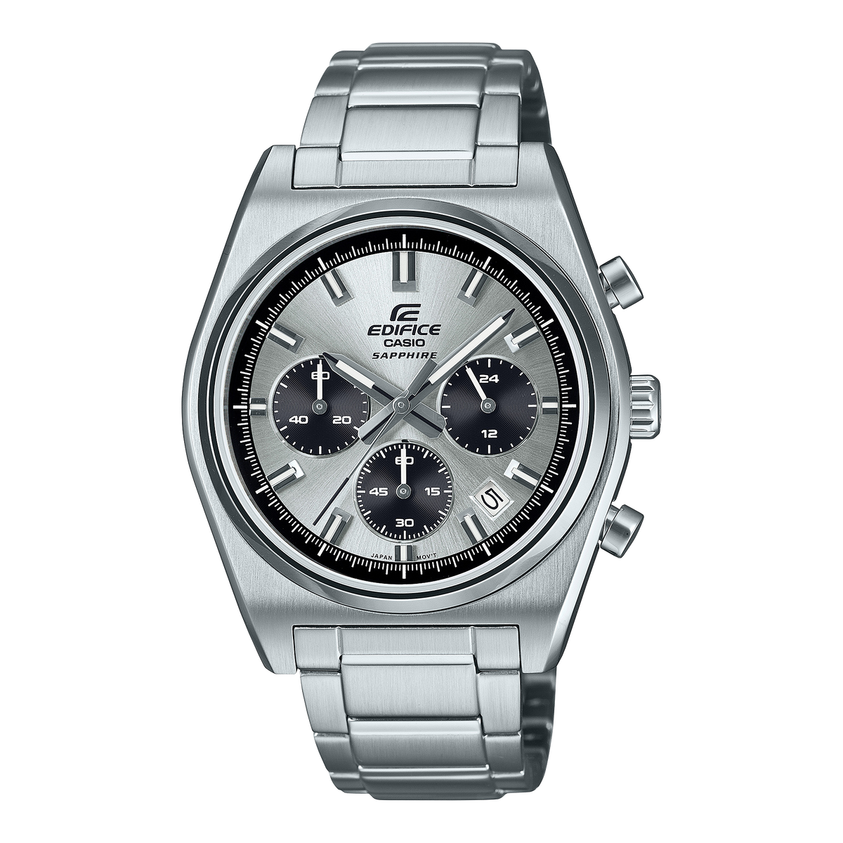 Casio Edifice EFB-730D-7AV – front three-quarter view
