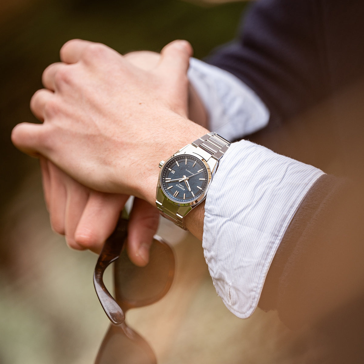 Casio Edifice EFK-110D-2A – on the wrist
