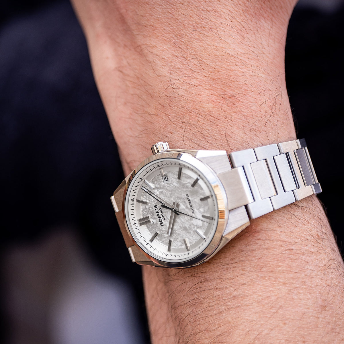 Casio Edifice EFK-110D-7A – on the wrist