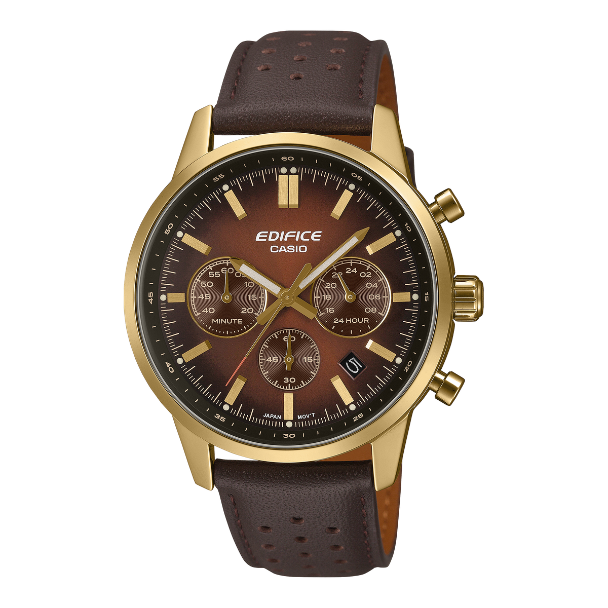 Casio Edifice EFR-575CL-5A – front three-quarter view