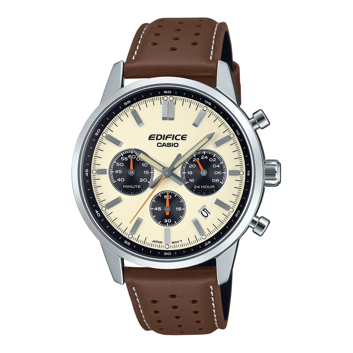 Casio Edifice EFR-575L-7A – front three-quarter view
