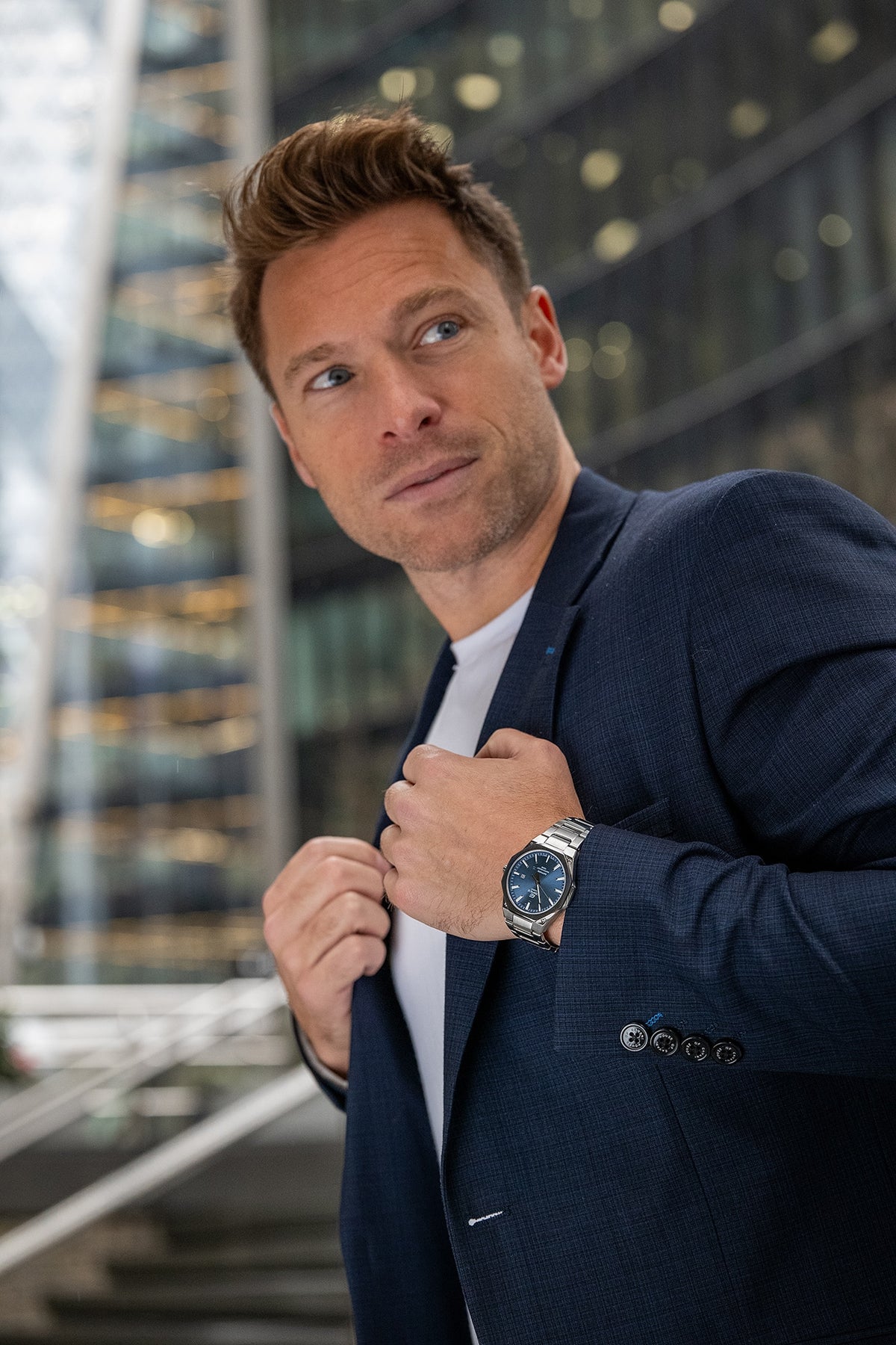 Casio Edifice EFR-S108D-2AV – on the wrist