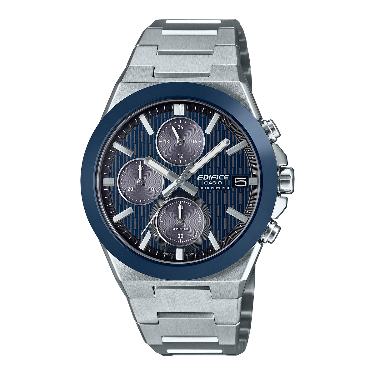 Casio Edifice EFS-S650D-2A – front three-quarter view