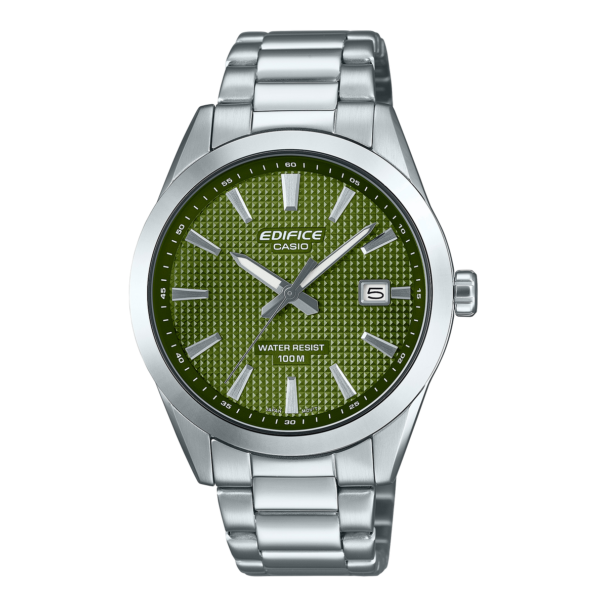 Casio Edifice EFV-160D-3AV – front three-quarter view