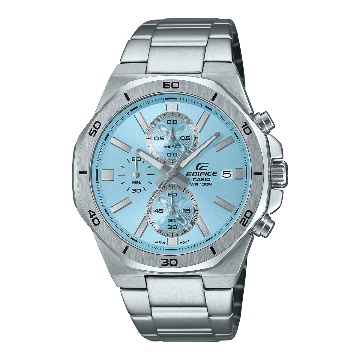 Casio Edifice EFV-640D-2BV – front three-quarter view